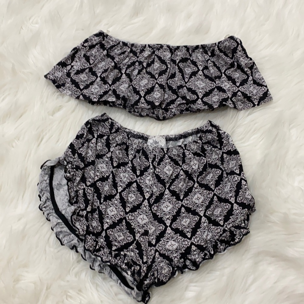 Forever 21 Co-Ord Set Tribal Print